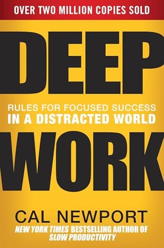 Deep Work by Cal Newport, book cover