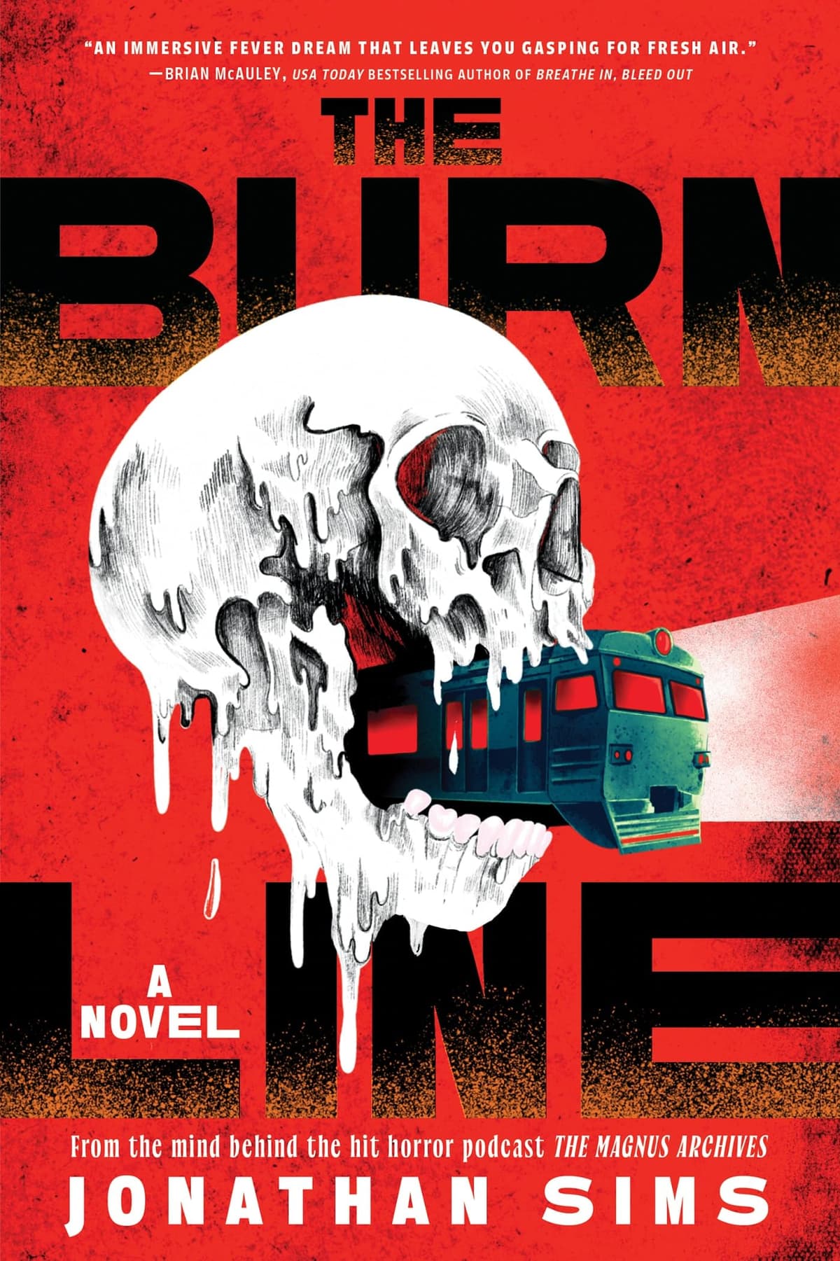 The Burn Line by Jonathan Sims, book cover