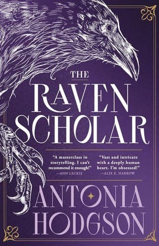 The Raven Scholar by Antonia Hodgson, book cover