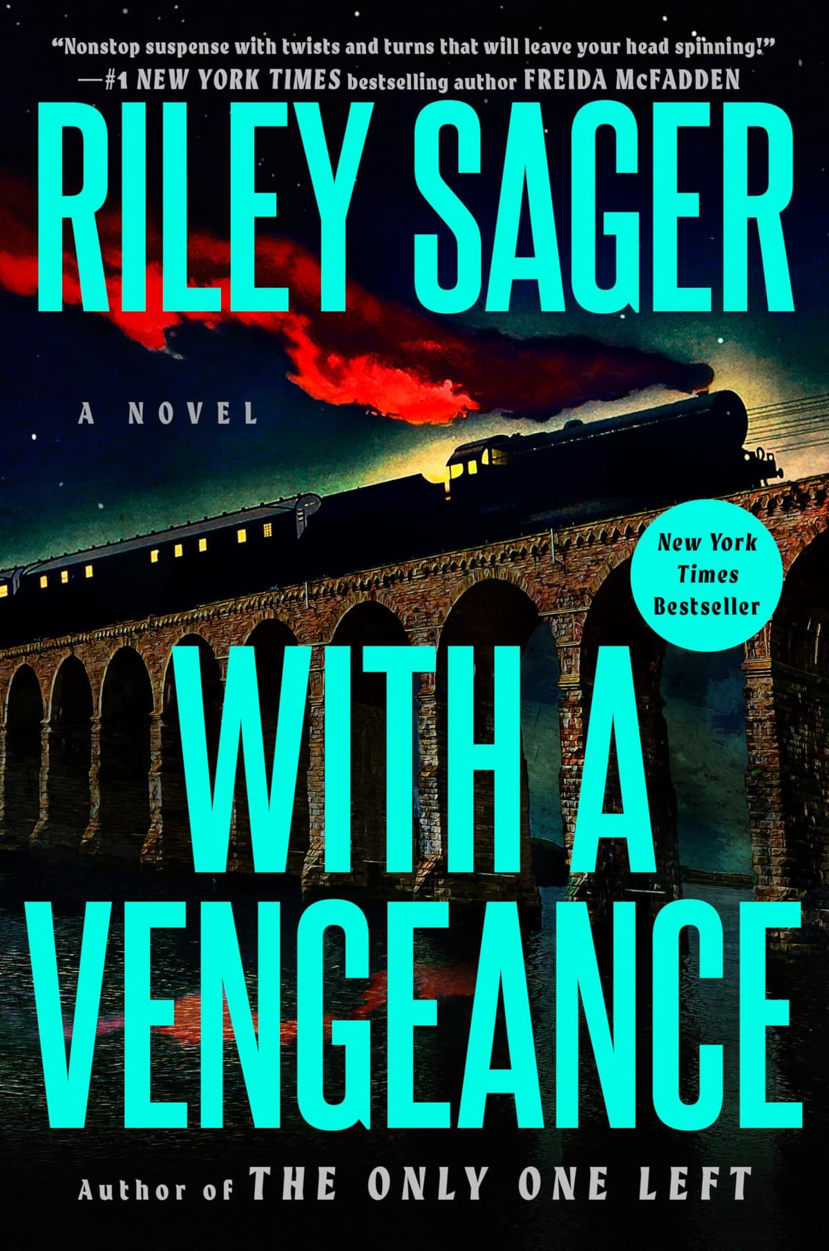 With a Vengeance by Riley Sager, book cover