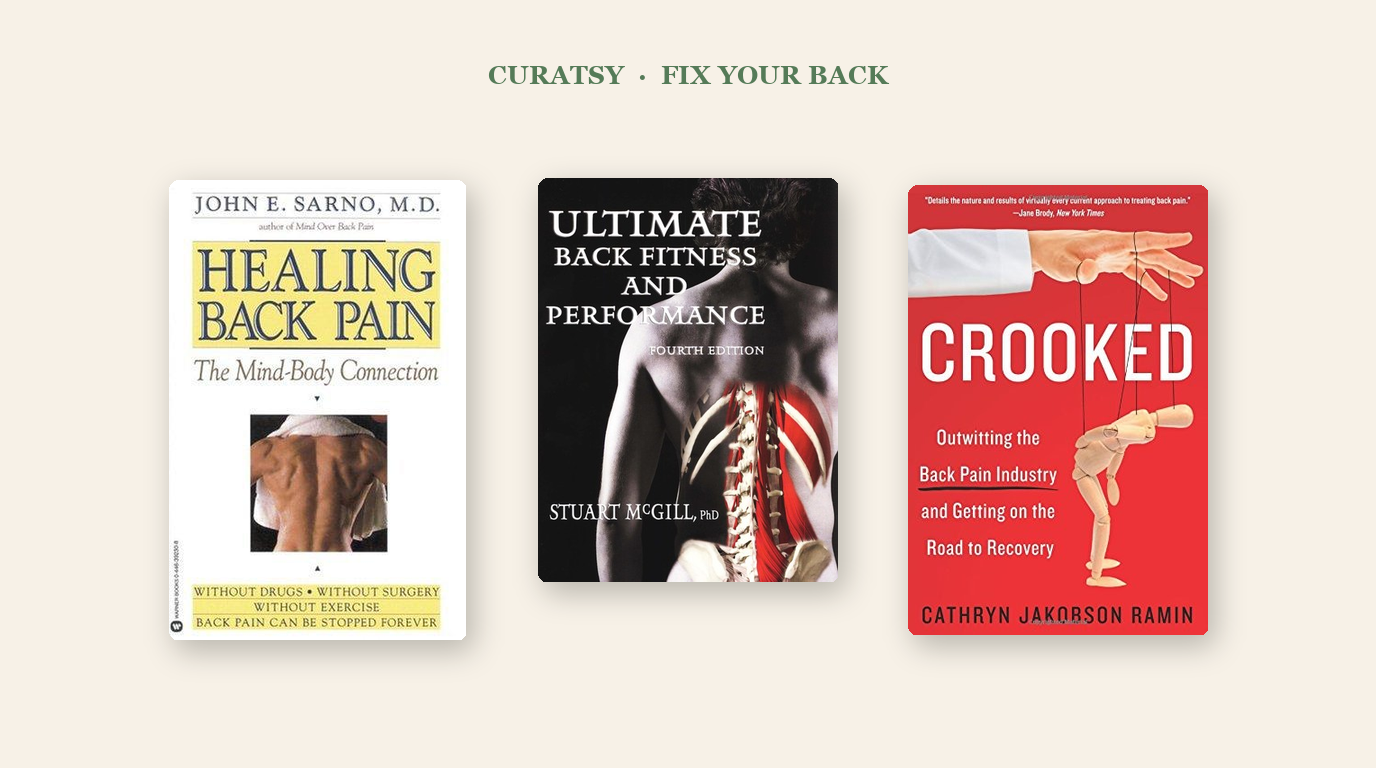 6 Best Books on Back Pain, by Spine Scientists and Doctors