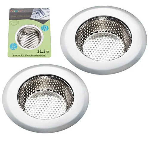 Fengbao Stainless Steel Kitchen Sink Strainer (2-Pack)